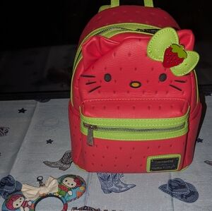 Hello Kitty Loungefly Backpack - Pink and Green